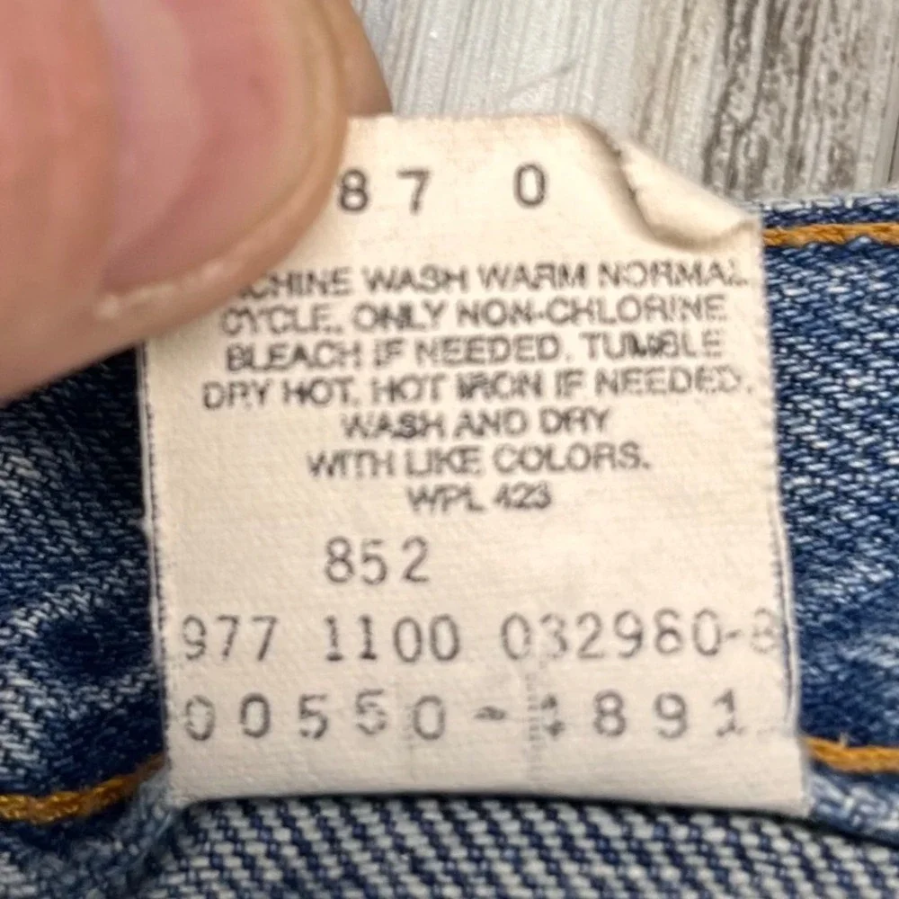 Levis 550 Relaxed Fit Mens Jeans 36x30 Medium Wash Blue Denim Vintage 2000